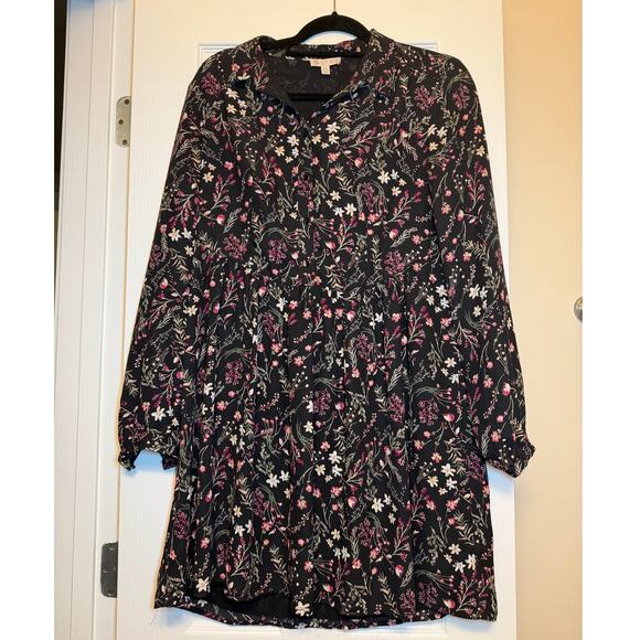 Lila Rose Dresses & Skirts - Lila Rose Button Up Long Sleeve Floral Dress